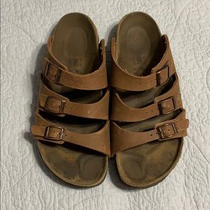 Birki’s brown leather sandal women’s size 40